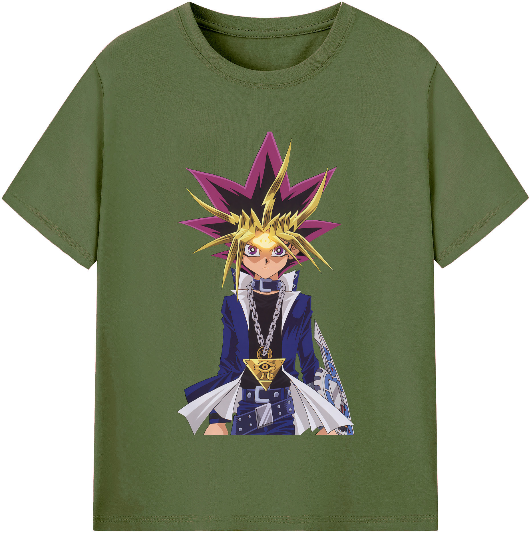 （画像用） 遊☆戯☆王 Yu-Gi-Oh! 綿100％半袖Tシャツ（フロントプリント）